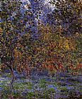 Trees Canvas Paintings - Under the Lemon Trees